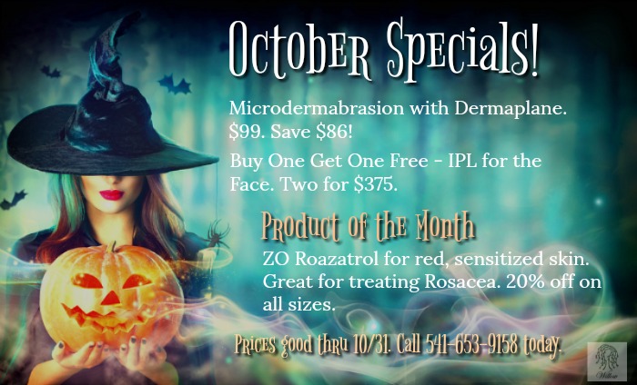 2018 October Specials at Willow Health and Aestheitcs