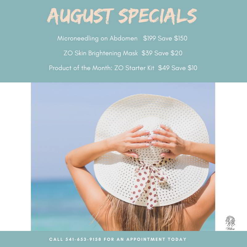 August Specials at Willow Health and Aesthetics
