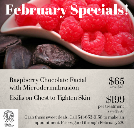 February Specials at Willow
