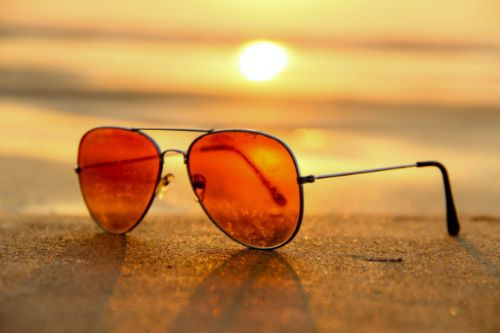sunglasses and summer sun
