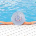 Woman Enjoying the Pool